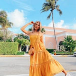 Vestique Sea Island Smocked Maxi Dress